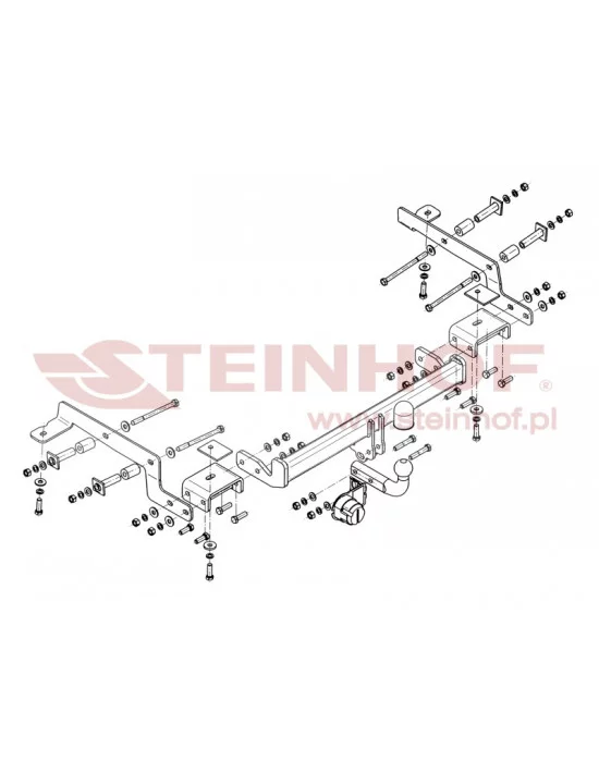 Hak holowniczy Steinhof N-082 do Nissan NV 200