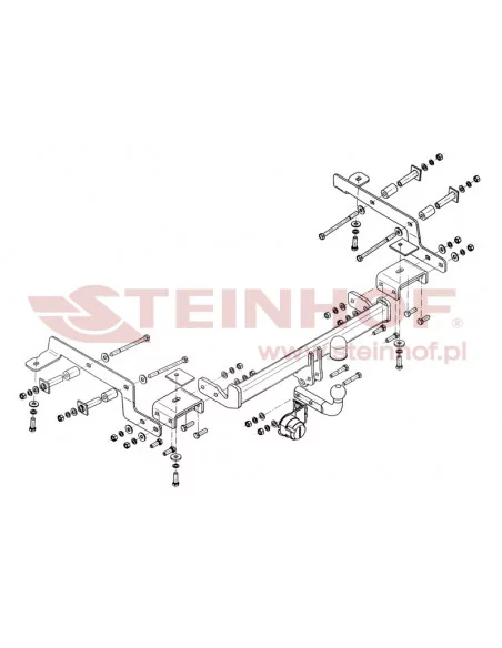 Hak holowniczy Steinhof N-082 do Nissan NV 200