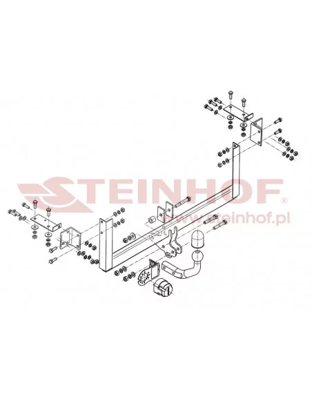 Hak holowniczy Steinhof S-376 do Nissan Pixo