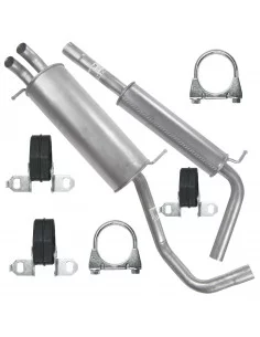 Zestaw tłumików Skoda Fabia I 1 6Y 12.1999-12.2007 1.9 SDI 1.9 TDI Hatchback Sedan Kombi