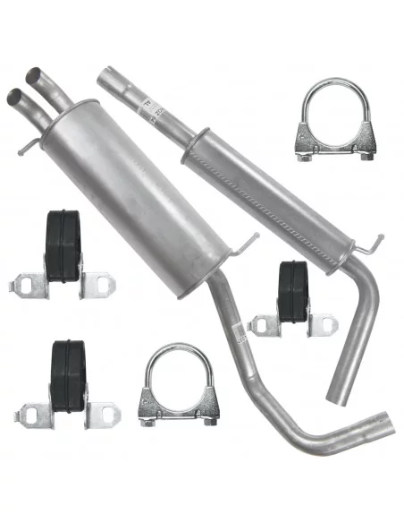 Zestaw tłumików Skoda Fabia I 1 6Y 12.1999-12.2007 1.9 SDI 1.9 TDI Hatchback Sedan Kombi