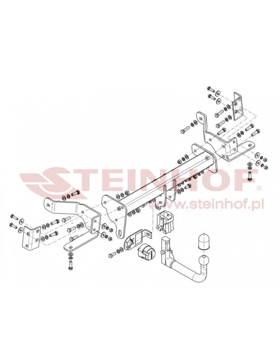 Hak holowniczy Steinhof O-094 do Opel Antara Hak holowniczy Steinhof O-094 do Opel Antara