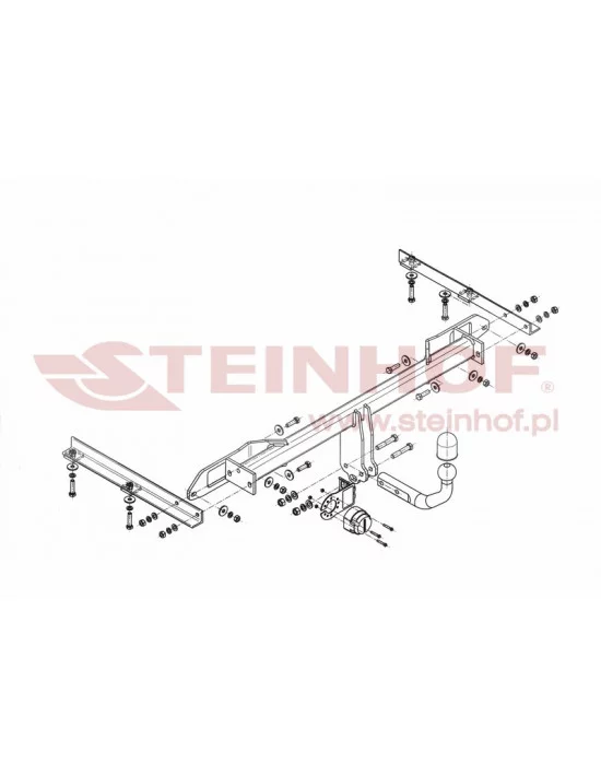 Hak holowniczy Steinhof O-138 do Opel Astra