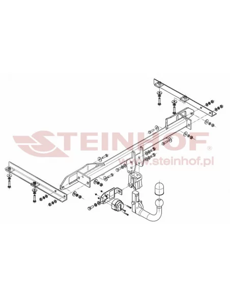 Hak holowniczy Steinhof O-139 do Opel Astra