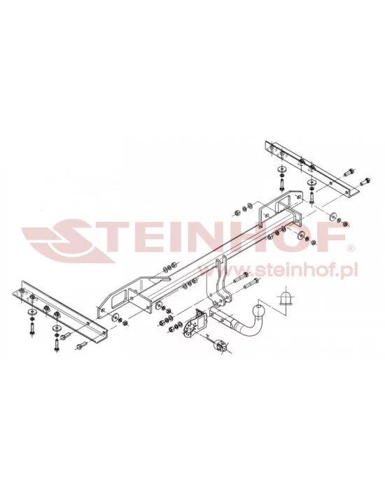 Hak holowniczy Steinhof O-146 do Opel Insignia