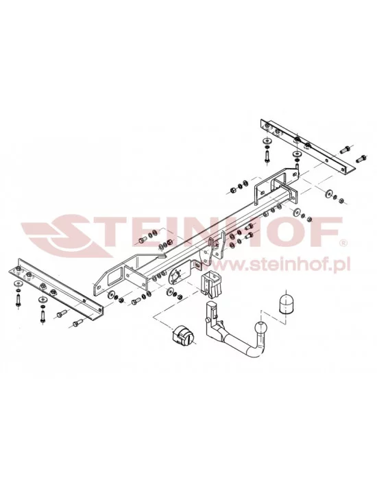 Hak holowniczy Steinhof O-149 do Opel Insignia