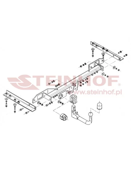 Hak holowniczy Steinhof O-149 do Opel Insignia
