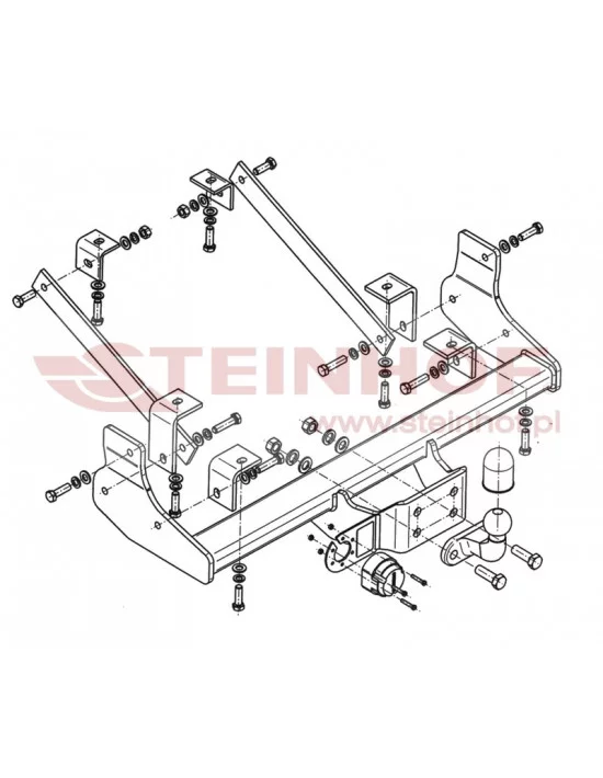 Hak holowniczy Steinhof R-062 do Opel Movano