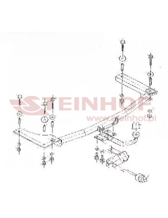 Hak holowniczy Steinhof O-220 do Opel Vectra