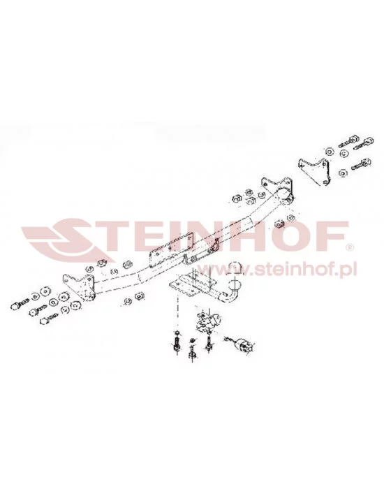 Hak holowniczy Steinhof P-031 do Peugeot 306 Hak holowniczy Steinhof P-031 do Peugeot 306