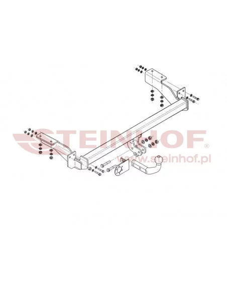 Hak holowniczy Steinhof C-026 do Peugeot 308