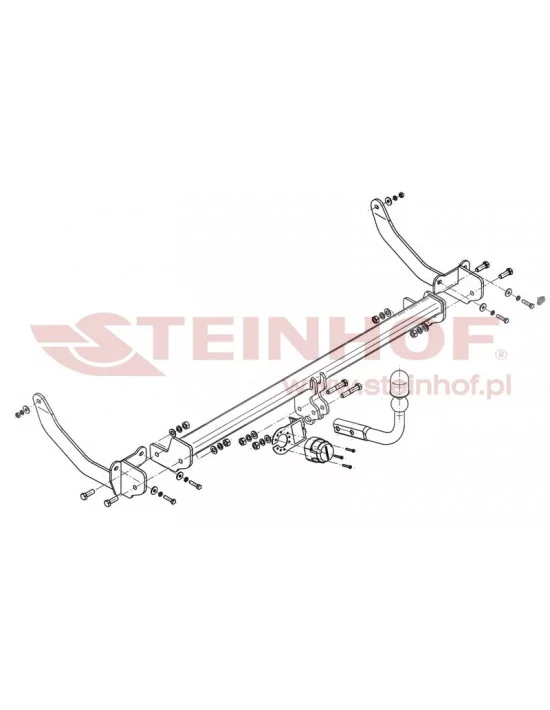 Hak holowniczy Steinhof P-052 do Peugeot 308