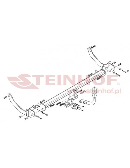 Hak holowniczy Steinhof P-052 do Peugeot 308