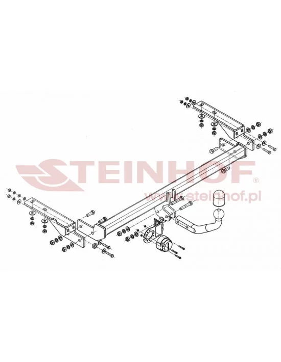 Hak holowniczy Steinhof P-037 do Peugeot 308