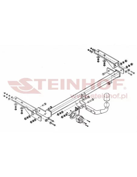 Hak holowniczy Steinhof P-037 do Peugeot 308
