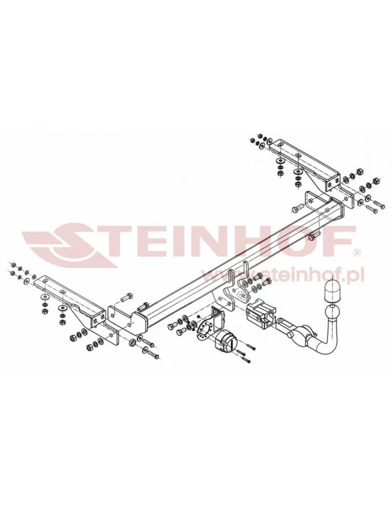 Hak holowniczy Steinhof P-038 do Peugeot 308