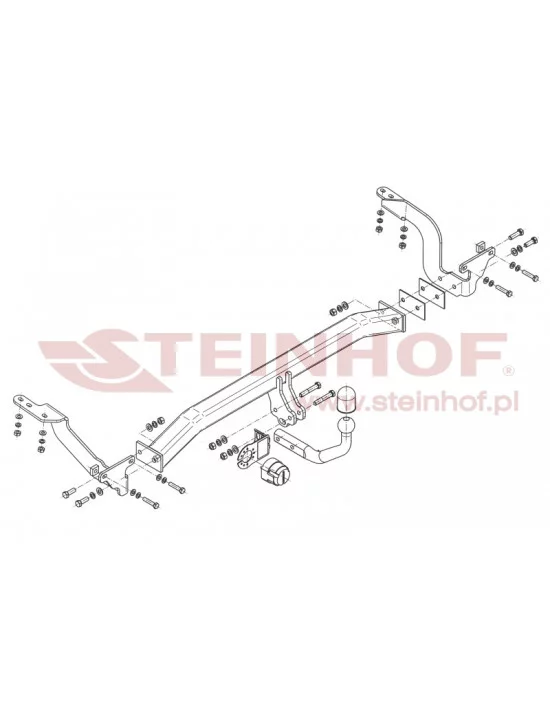 Hak holowniczy Steinhof P-044 do Peugeot 5008
