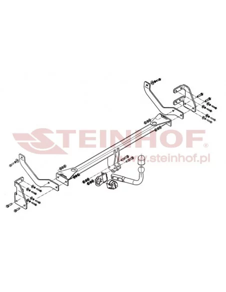 Hak holowniczy Steinhof P-046 do Peugeot 508