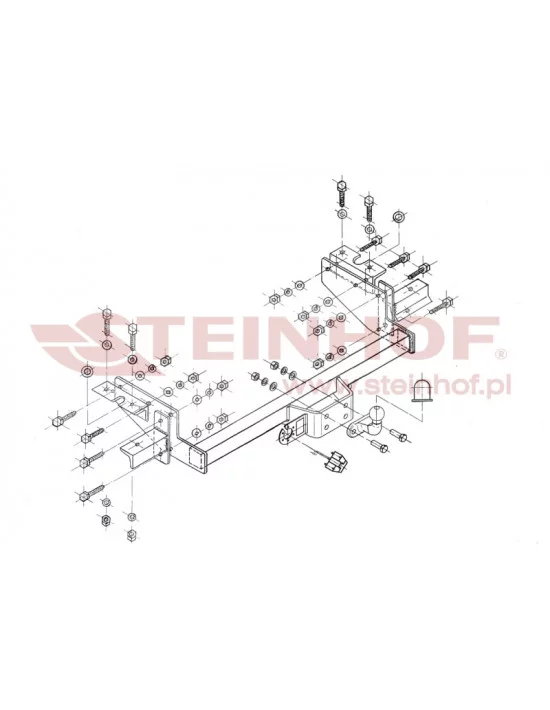 Hak holowniczy Steinhof F-062 do Peugeot Boxer Hak holowniczy Steinhof F-062 do Peugeot Boxer