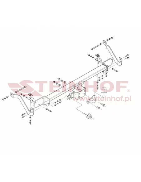 Hak holowniczy Steinhof F-064 do Peugeot Boxer Hak holowniczy Steinhof F-064 do Peugeot Boxer
