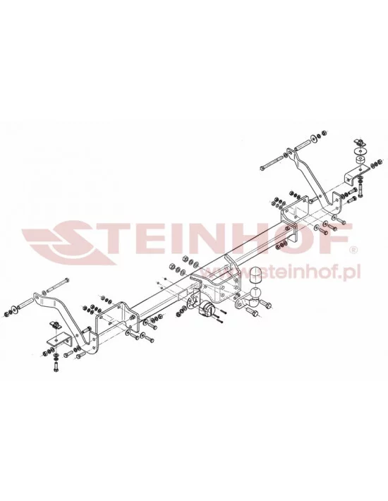 Hak holowniczy Steinhof F-066 do Peugeot Boxer Hak holowniczy Steinhof F-066 do Peugeot Boxer