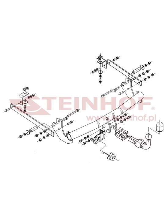 Hak holowniczy Steinhof F-149 do Peugeot Expert Hak holowniczy Steinhof F-149 do Peugeot Expert