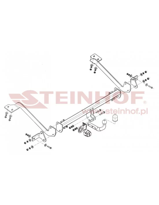 Hak holowniczy Steinhof C-015 do Peugeot Partner