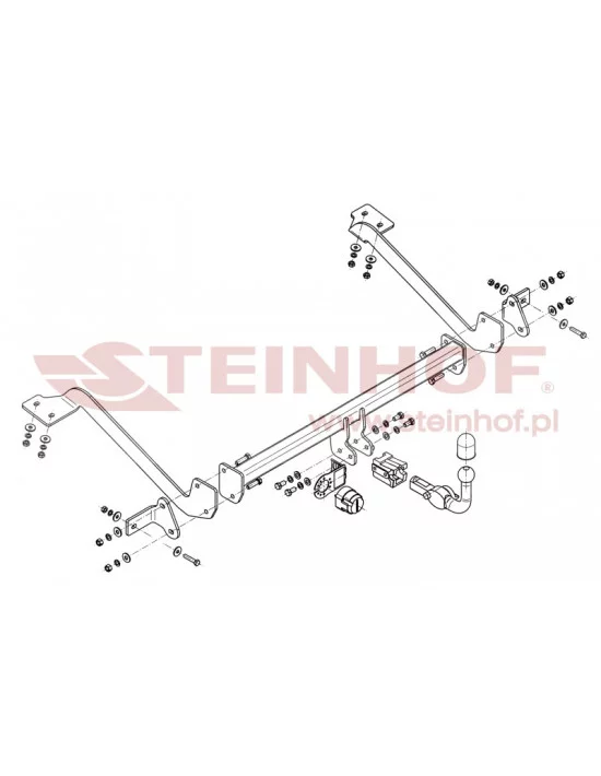 Hak holowniczy Steinhof C-016 do Peugeot Partner