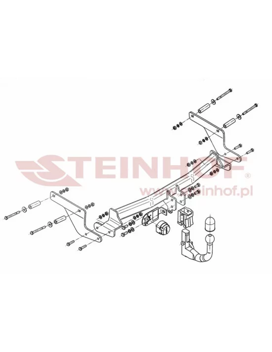 Hak holowniczy Steinhof R-017 do Renault Captur