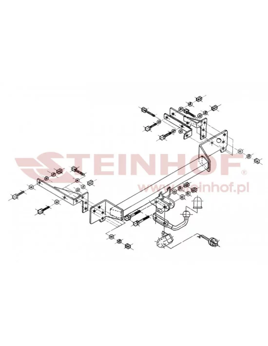 Hak holowniczy Steinhof R-020 do Renault Clio