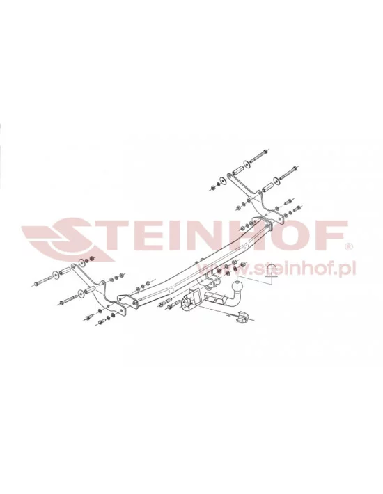 Hak holowniczy Steinhof R-022 do Renault Clio