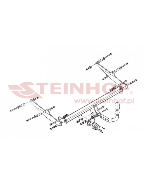 Hak holowniczy Steinhof R-024 do Renault Clio