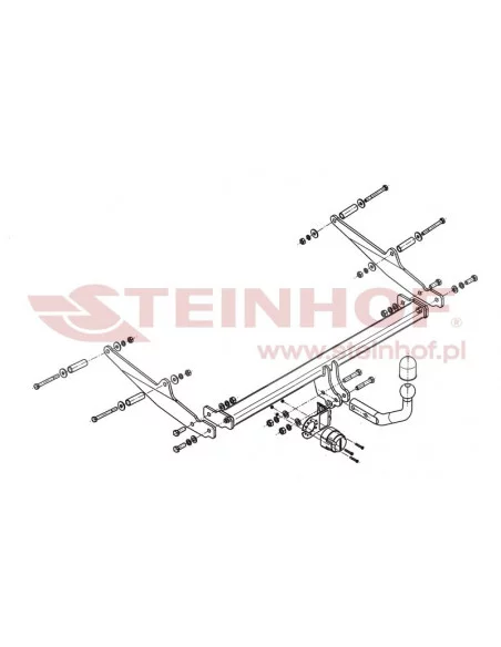 Hak holowniczy Steinhof R-024 do Renault Clio