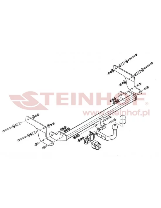 Hak holowniczy Steinhof R-027 do Renault Clio