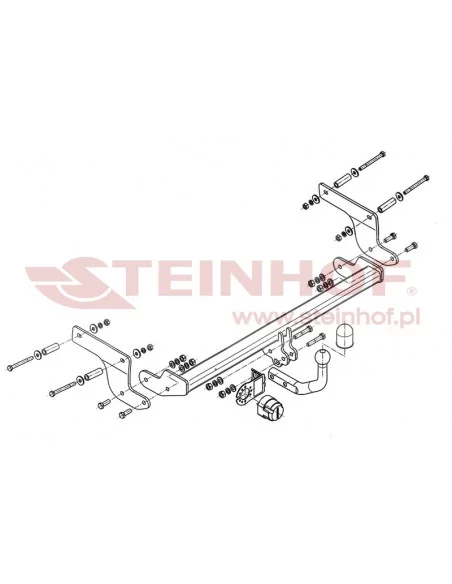 Hak holowniczy Steinhof R-027 do Renault Clio