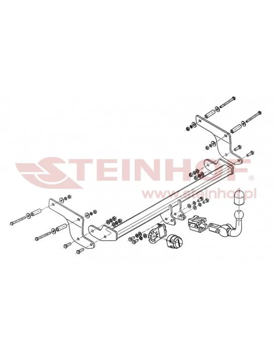 Hak holowniczy Steinhof R-028 do Renault Clio