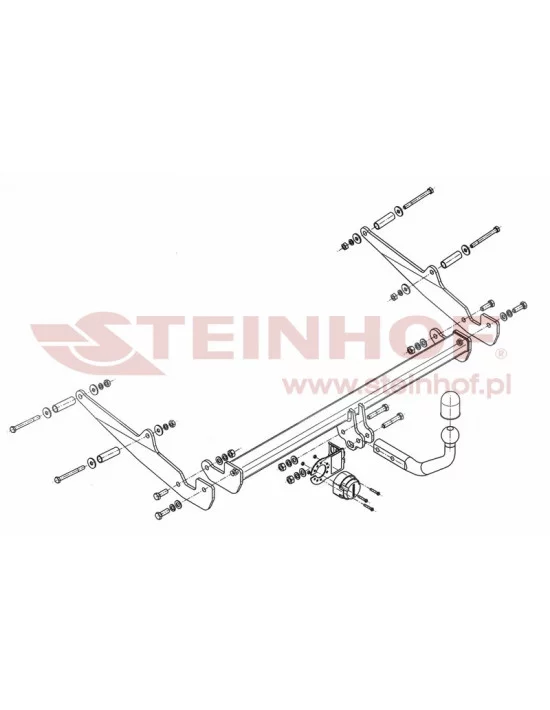 Hak holowniczy Steinhof R-029 do Renault Clio