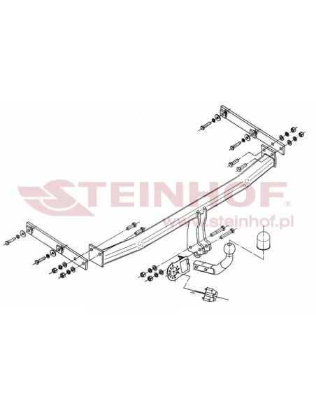 Hak holowniczy Steinhof R-110 do Renault Grand Scenic