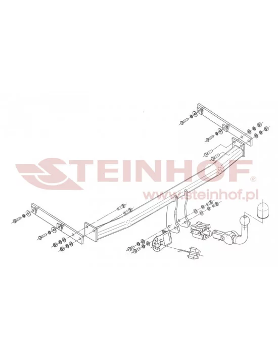 Hak holowniczy Steinhof R-111 do Renault Grand Scenic