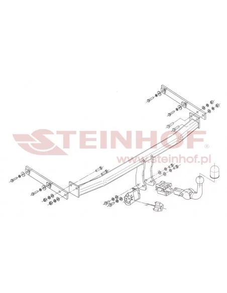Hak holowniczy Steinhof R-111 do Renault Grand Scenic