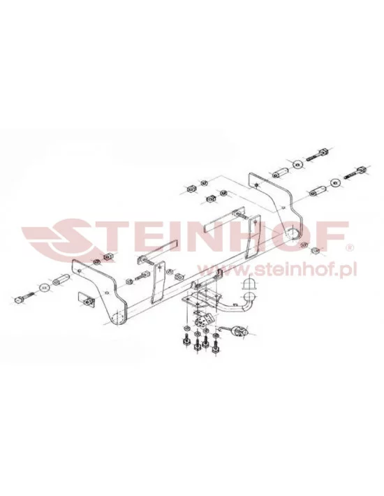 Hak holowniczy Steinhof R-072 do Renault Kangoo