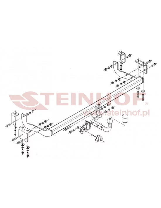 Hak holowniczy Steinhof R-073 do Renault Kangoo Z.E.