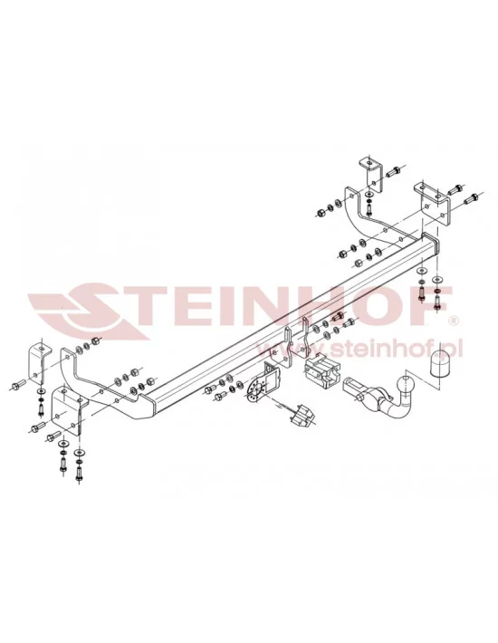 Hak holowniczy Steinhof R-074 do Renault Kangoo Z.E.