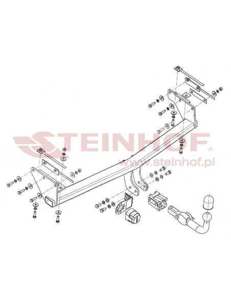 Hak holowniczy Steinhof R-067 do Renault Koleos