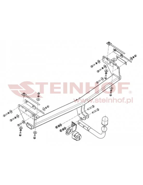 Hak holowniczy Steinhof R-066 do Renault Koleos