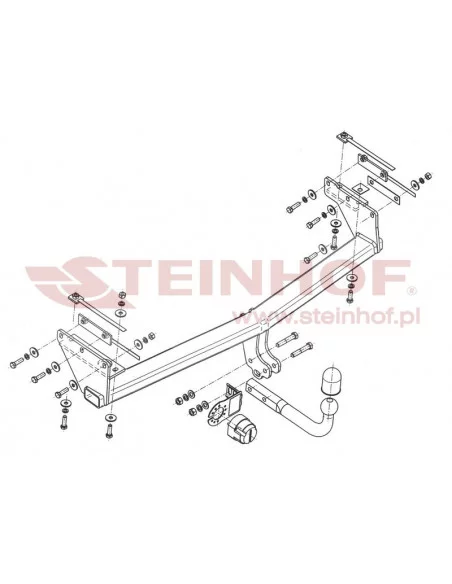 Hak holowniczy Steinhof R-066 do Renault Koleos