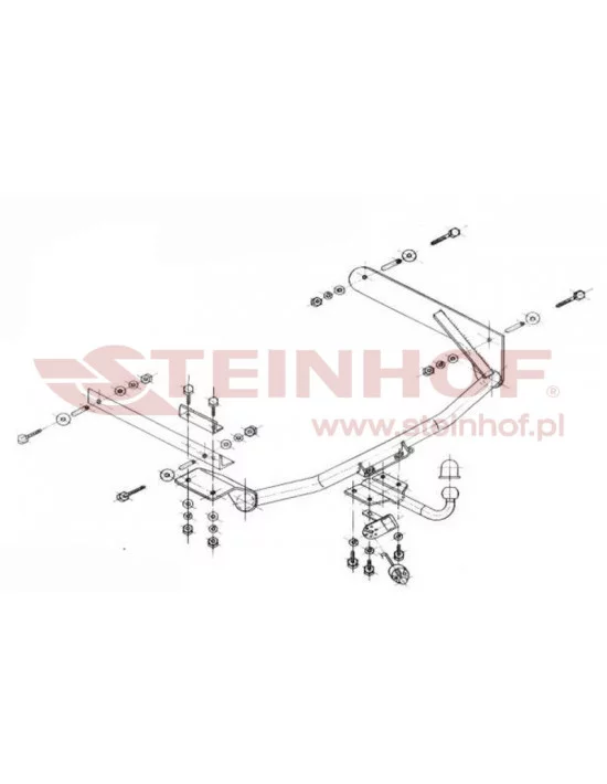 Hak holowniczy Steinhof R-075 do Renault Laguna