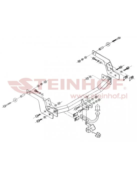 Hak holowniczy Steinhof R-077 do Renault Laguna