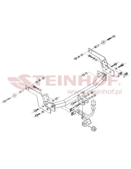 Hak holowniczy Steinhof R-077 do Renault Laguna