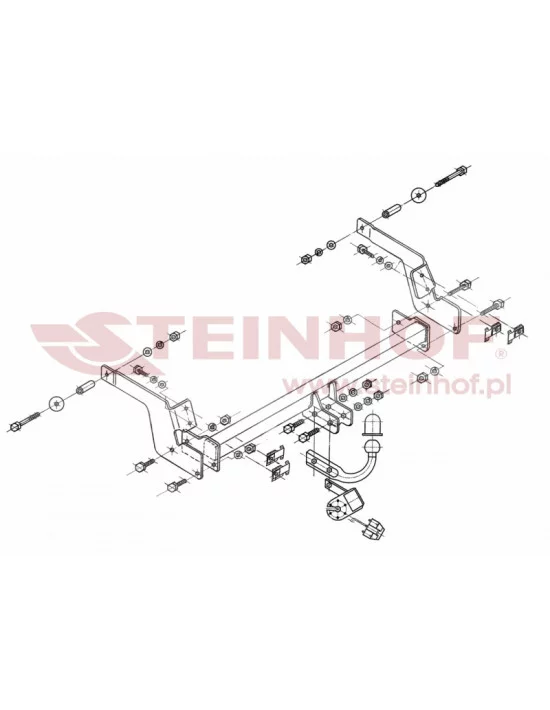 Hak holowniczy Steinhof R-078 do Renault Laguna